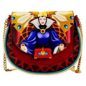 Loungefly Disney Snow White Evil Queen Throne Crossbody Purse